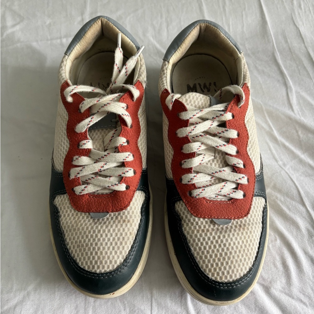Madewell Court Sneakers – Colorblock Leather & Mesh – Women’s Size 7.5